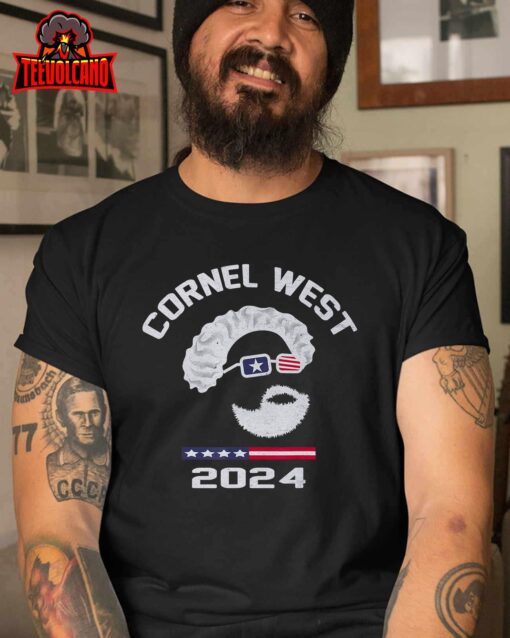 Cornel West for President 2024 – Portrait Cornel West 253 T-Shirt