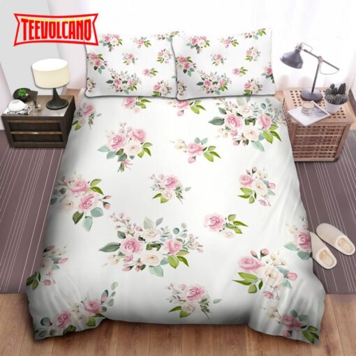 Cozy Line Home Fashions Romantic Pink Peony Flora Duvet Cover Bedding Sets
