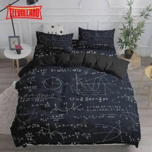 Creative Design Math Formula Pattern Duvet Cover Bedding Sets