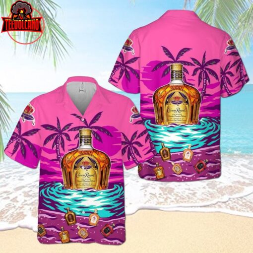 Crown Royal Palm Beach Hawaiian Shirt