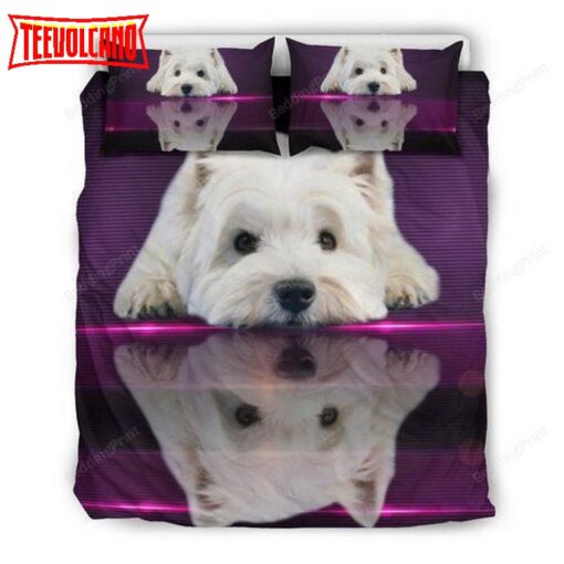 Cute West Highland White Terrier Westie Dog 3d Duvet Cover Bedding Sets