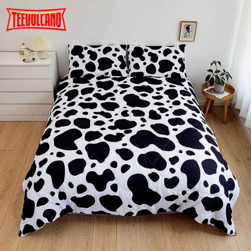 Dairy Cow Skin Print Pattern Bedding Sets