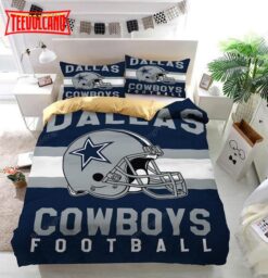 Dallas Cowboys Football Logo Helmet Duvet Cover Bedding Sets