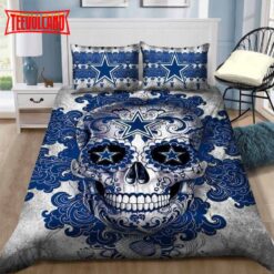 Dallas Cowboys Sugar Skull Duvet Cover Bedding Sets