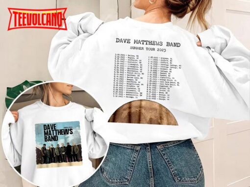 Dave Matthews Band Summer Tour 2023 Double Side Unisex T-shirt