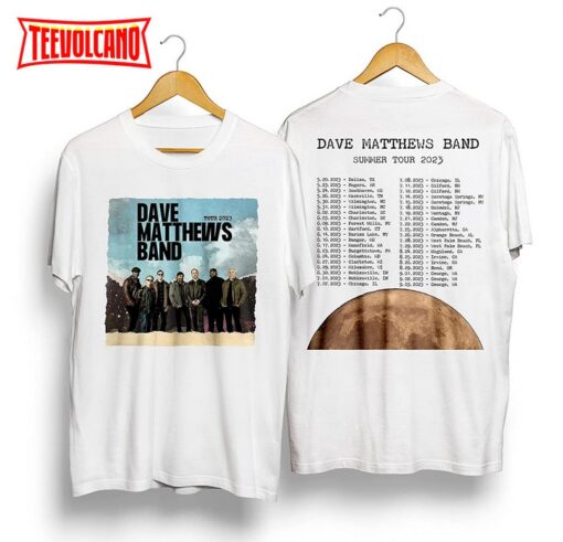 Dave Matthews Band Summer Tour 2023 Double Side Unisex T-shirt