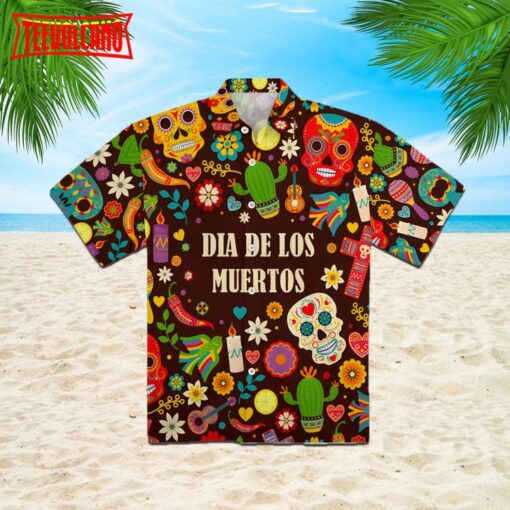 Day Of The Dead Dia De Los Muertos Hawaiian Shirt