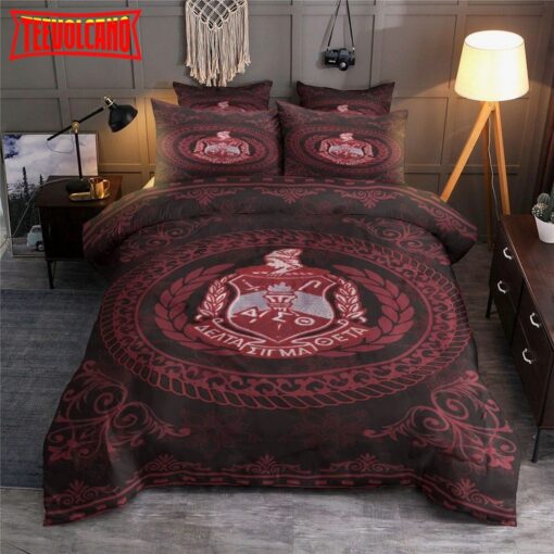 Delta Sigma Theta Sorority Duvet Cover Bedding Sets