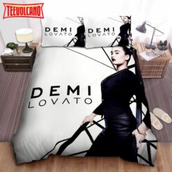 Demi Lovato In Black Bed Sheets Spread Duvet Cover Bedding Sets