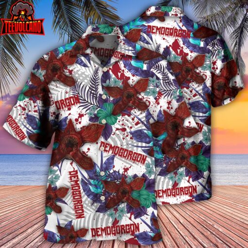 Demogorgon Monster Hawaiian Pattern Hawaiian Shirt