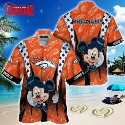 Denver Broncos Mickey Mouse Hawaiian Shirt