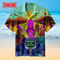 Destroy All Monsters Hawaiian Shirt