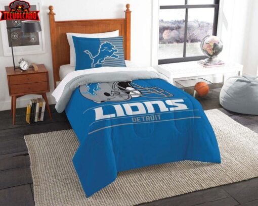 Detroit Lions Bedding Set Duvet Cover Bedding Sets