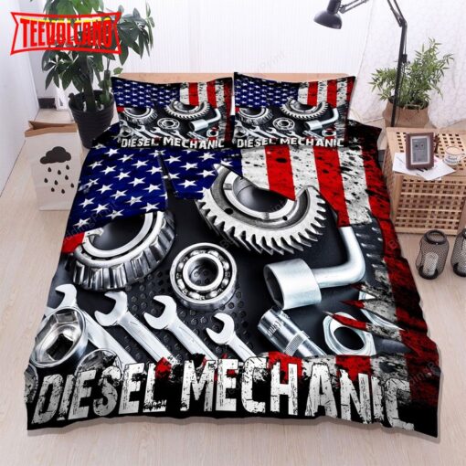 Diesel Mechanic Bed Sheets Duvet Cover Bedding Sets