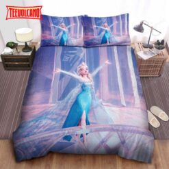 Disney Frozen Elsa In Her Own Ice Castle Duvet Cover Bedding Sets