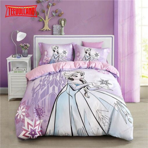 Disney Frozen Princess Elsa Duvet Cover Bedding Sets