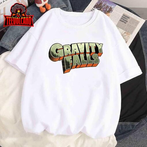 Disney Gravity Falls Welcome To Gravity Falls Logo T-Shirt