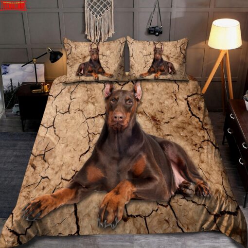 Doberman Duvet Cover Bedding Sets