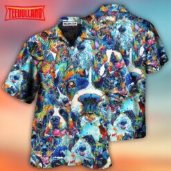 Dog Lover Delight Art Style Hawaiian Shirt