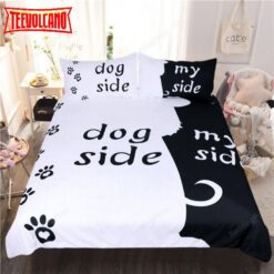 Dog Side My Side Duvet Cover Bedding Sets