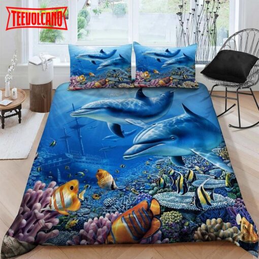 Dolphin Bed Sheets Duvet Cover Bedding Sets