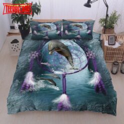 Dolphin With Dreamcatcher Bed Sheets Duvet Cover Bedding Sets