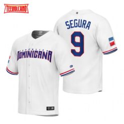 Dominican Republic Jean Segura White Replica 2023 World Baseball Classic Jersey