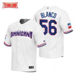 Dominican Republic Ronel Blanco White Replica 2023 World Baseball Classic Jersey