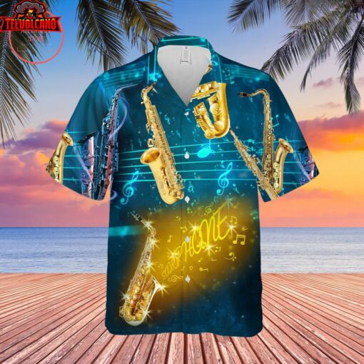 Don’t Play The Saxophone Let It Play You Hawaiian Shirt