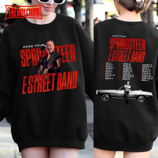 Double Side Bruce Springsteen The E Street Band Tour 2023 Tshirt