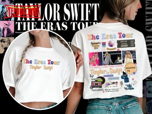 Double Side Houston Night 3 Taylor Swift Eras Tour 2023 T-Shirt