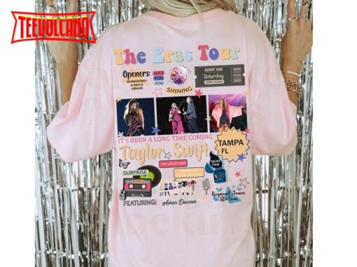 Double Side Tampa Night 2 Taylor Swift Eras Tour 2023 T-Shirt