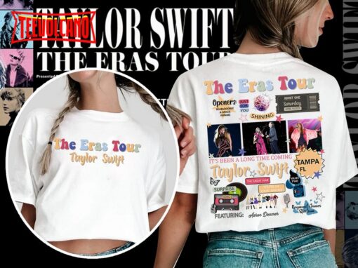 Double Side Tampa Night 2 Taylor Swift Eras Tour 2023 T-Shirt
