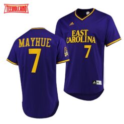 ECU Pirates C.J. Mayhue College Baseball Jersey Purple