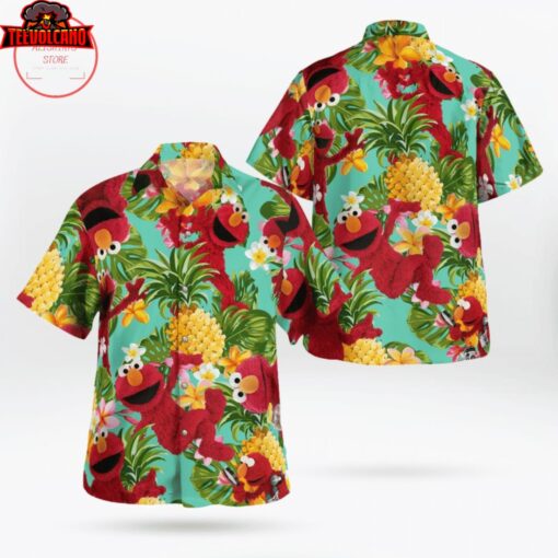 Elmo Tropical Hawaiian Shirt