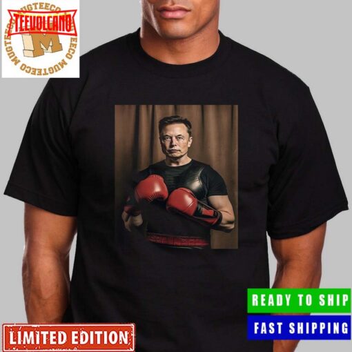 Elon Musk Wearing Gloves Vs Mark Zuckerberg Boxing Unisex T-Shirt