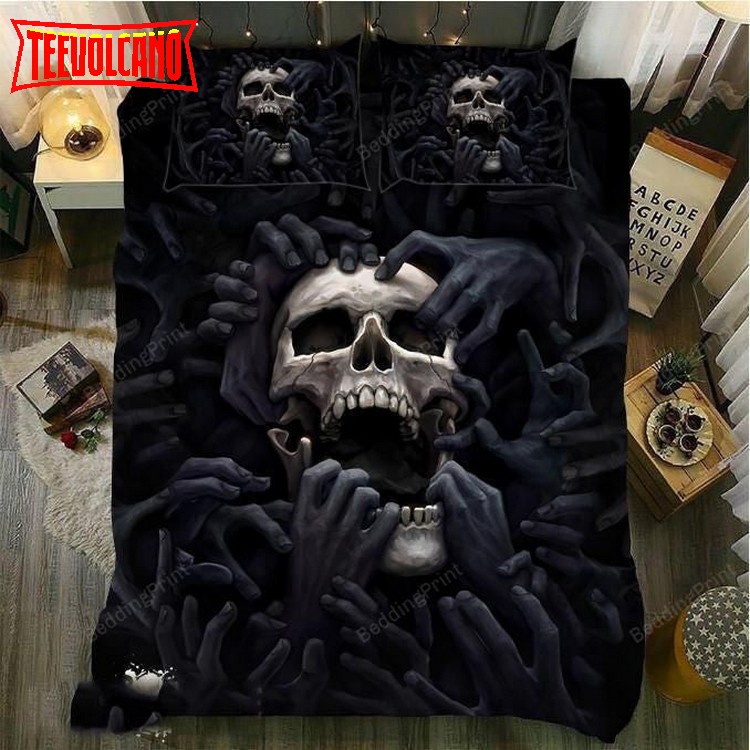 Evil Hand Skull Duvet Cover Bedding Sets