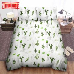 Farm Cactus Pettern Duvet Cover Bedding Sets