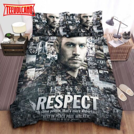 Fast And Furious A Tribute To Paul Walker Life And Work Bedding Sets