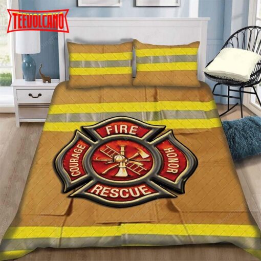Firefighter Bed Sheets Spread Duvet Cover Bedding Sets