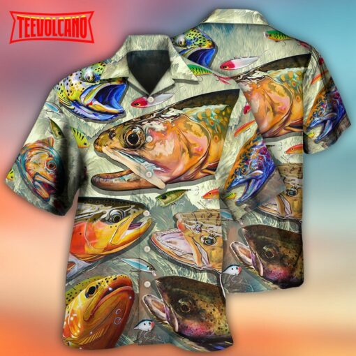 Fishing Is My Life Art Style Hawaiian Shirt