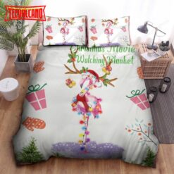 Flamingo Gorgeous Reindeer Christmas Sheets Duvet Cover Bedding Sets