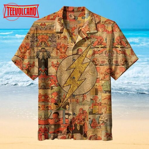 Flash Retro Logo Hawaiian Shirt