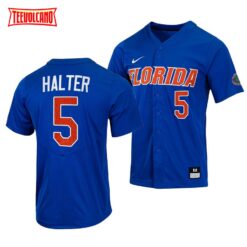 Florida Gators Colby Halter College Baseball Jersey Royal