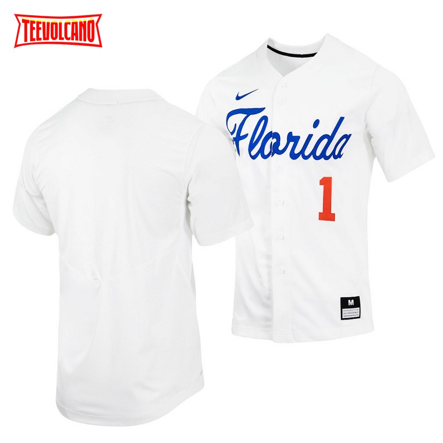 Florida Gators College Baseball White Replica Jersey