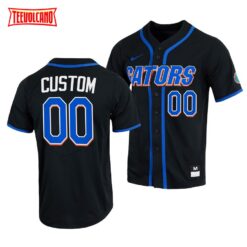 Florida Gators Custom College Baseball Jersey Black