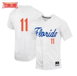 Florida Gators Michael Robertson White College Baseball Jersey