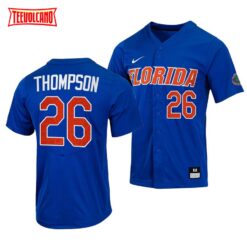 Florida Gators Sterlin Thompson College Baseball Jersey Royal