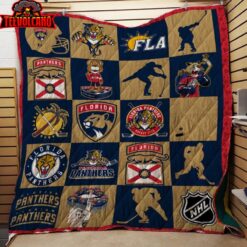 Florida Panthers 3D Customized Quilt Blanket