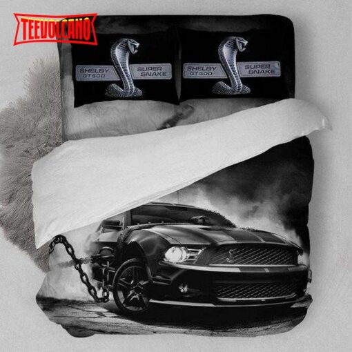 Ford Mustang Shelby Cobra Duvet Cover Bedding Sets
